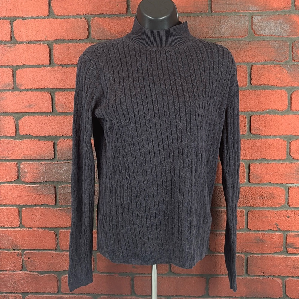 Classic Elements Sweater Womens Small Long Sleeve‎ Cable Knit